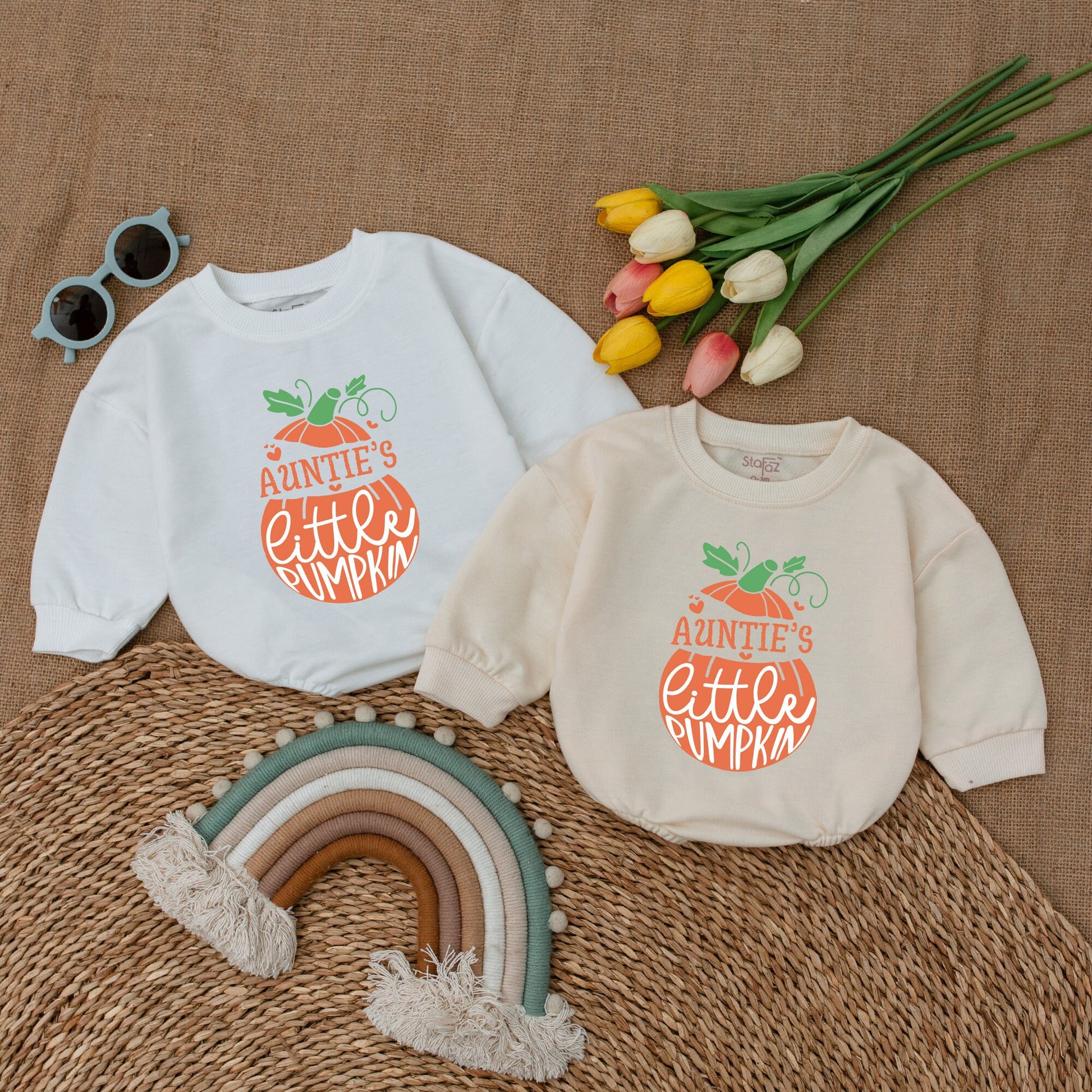 Pumpkin Baby Romper: Fall Bodysuit for Thanksgiving & Halloween