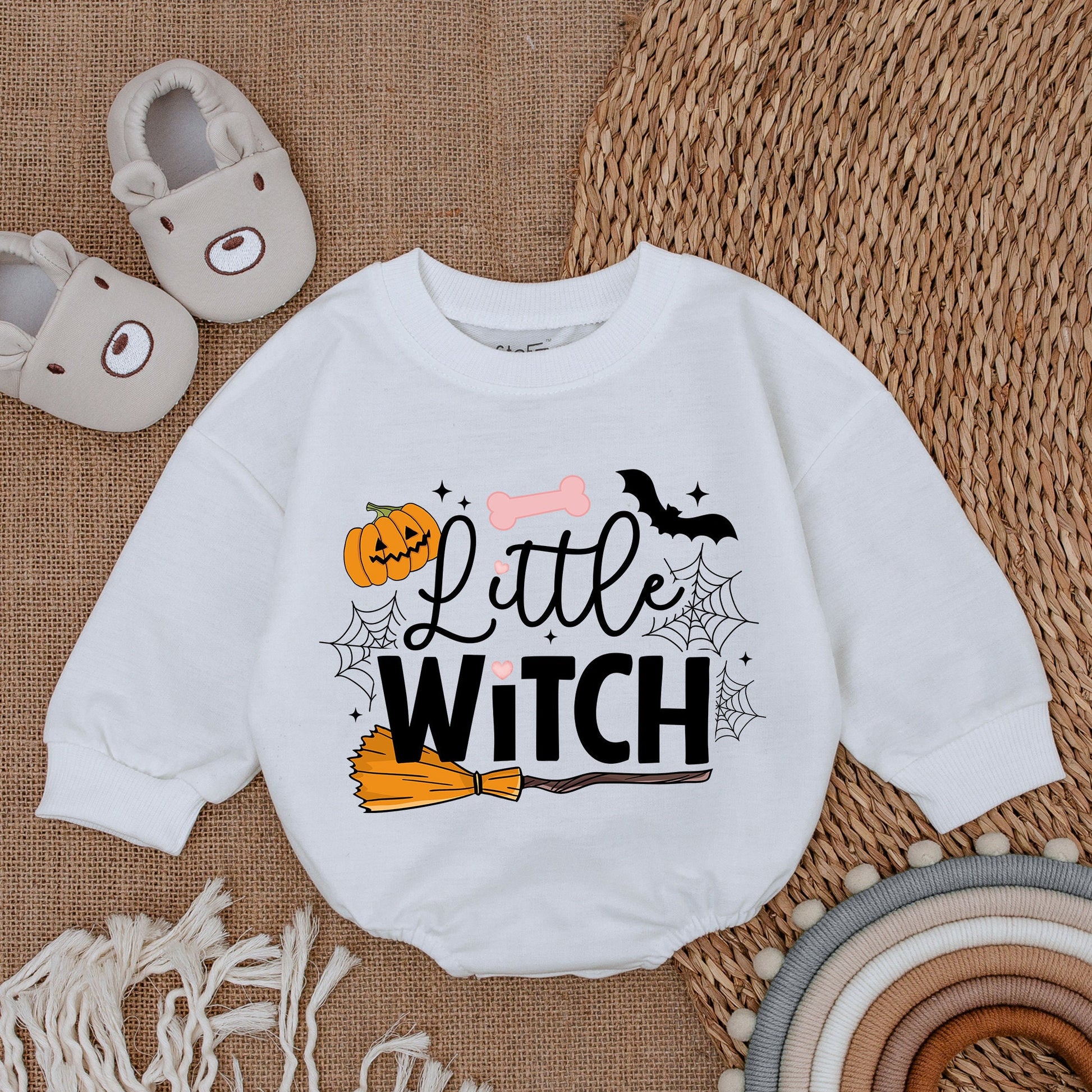 Adorable Retro Halloween Romper - Perfect First Halloween Outfit