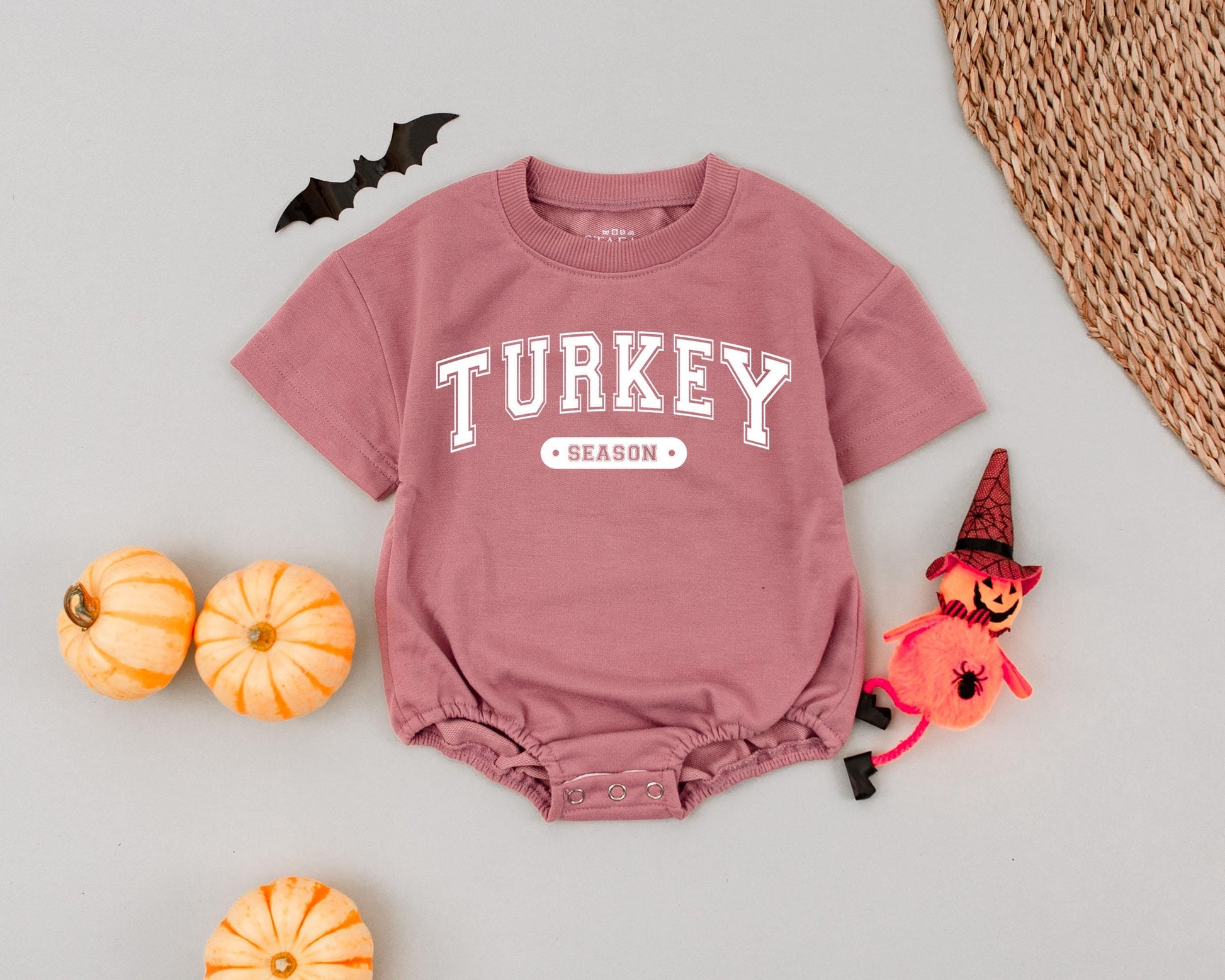 Little Turkey Romper: First Thanksgiving Outfit & Baby Shower Gift