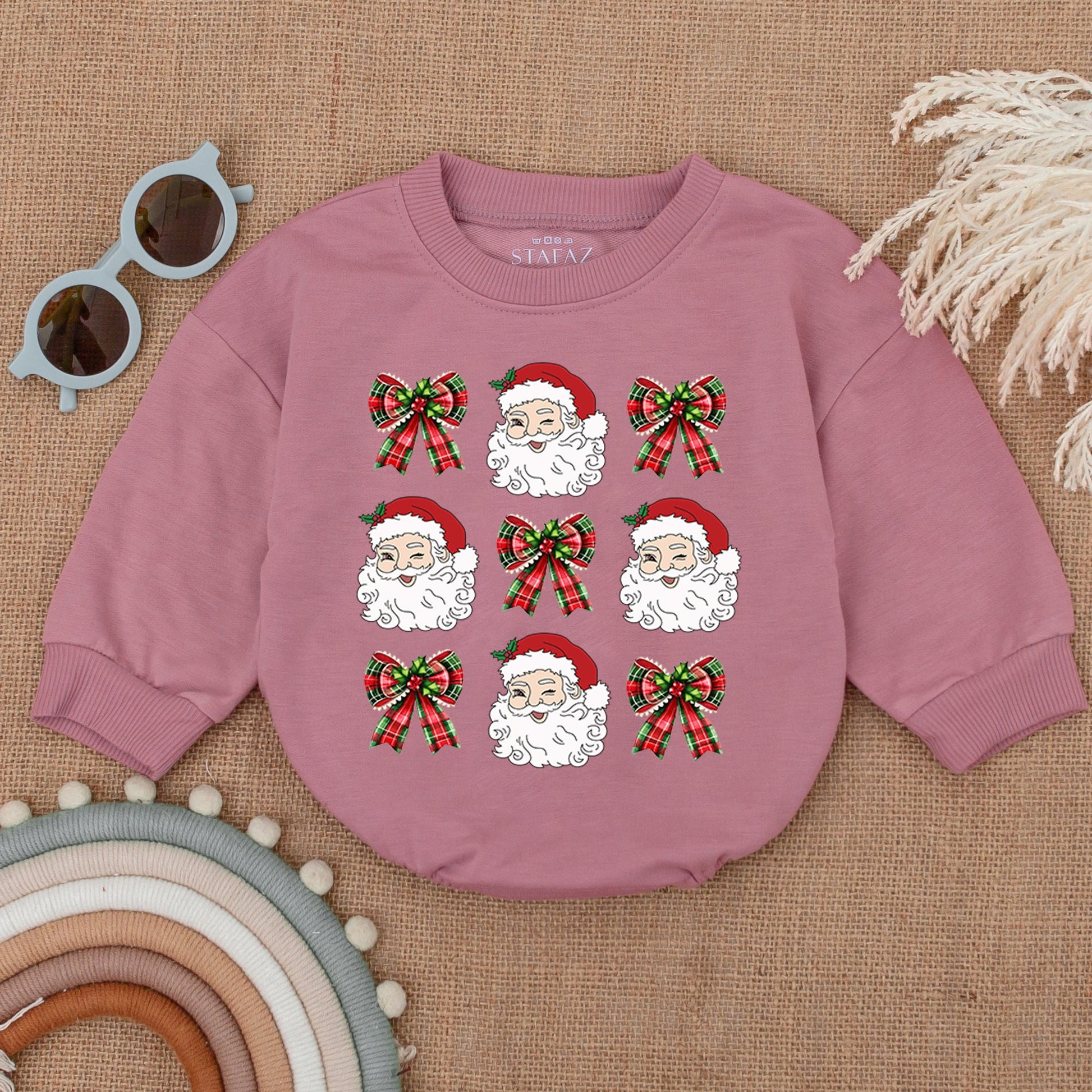 Festive Baby Bodysuit & Santa Romper – Perfect Christmas Gift