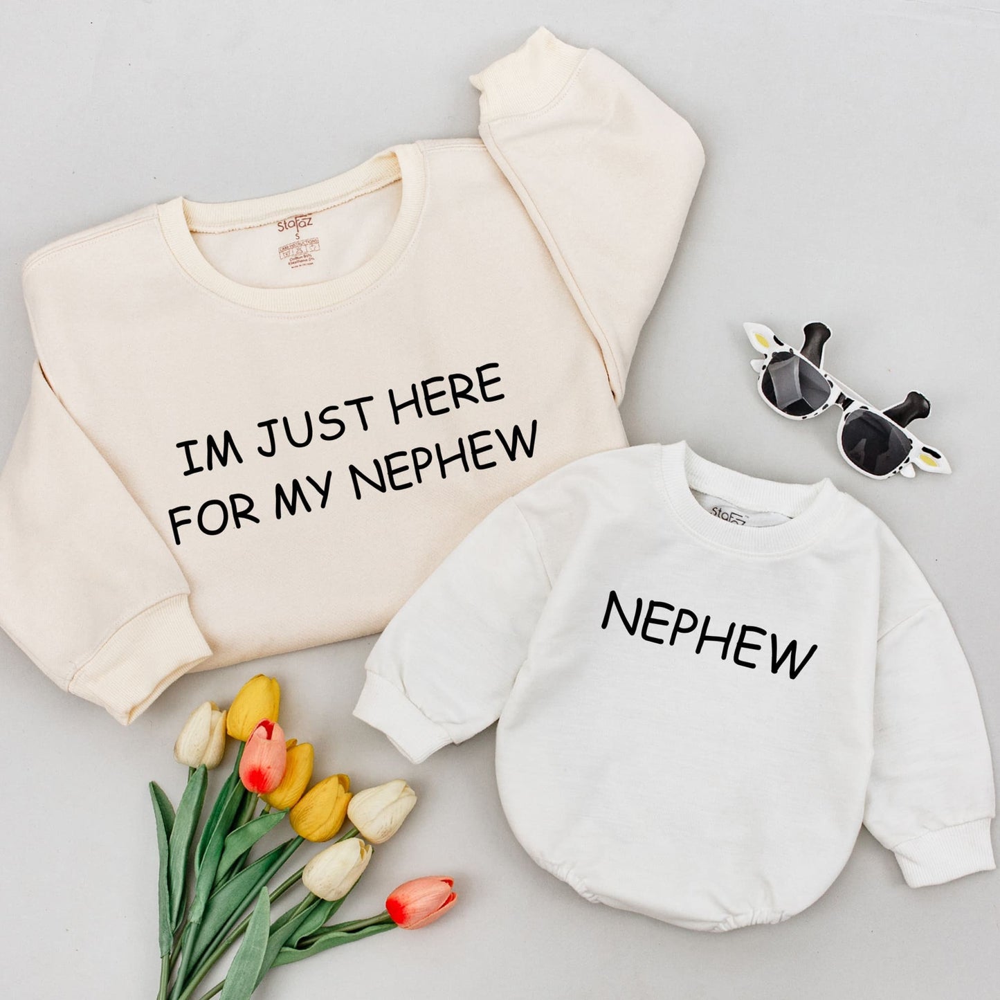 Aunt and Nephew Matching Shirts: Custom Gift for New Aunts