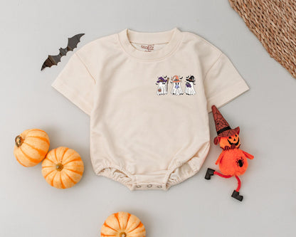 Cute Ghost Witch Romper – Baby's 1st Halloween Outfit