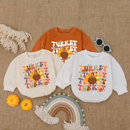 Thanksgiving Pumpkin Bubble Romper for Babies – Perfect Fall Outfit