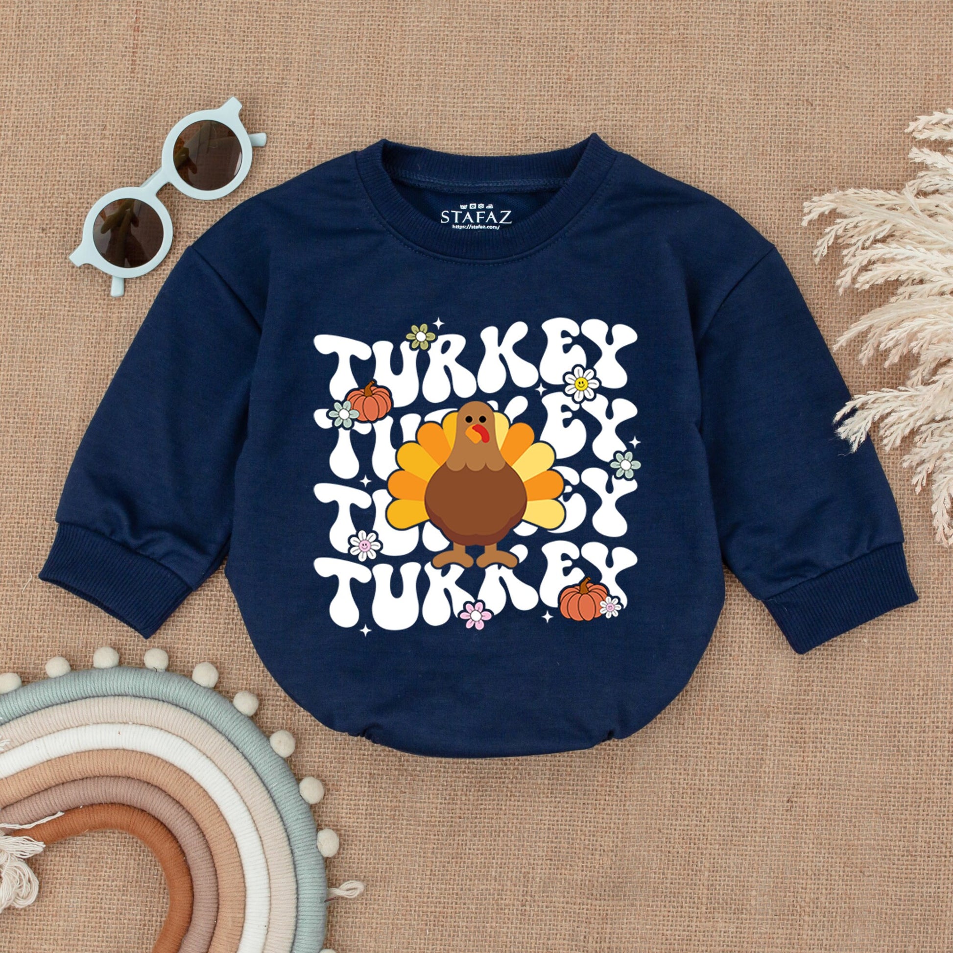 Thanksgiving Pumpkin Bubble Romper for Babies – Perfect Fall Outfit