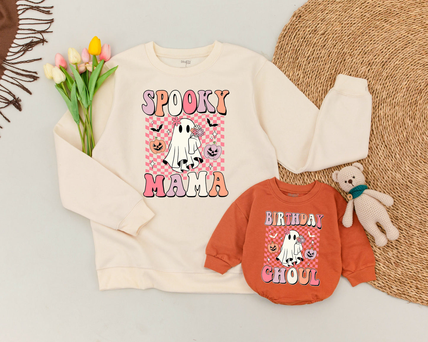 Mommy and Me Halloween Sweatshirts: Matching Spooky Family Outfits