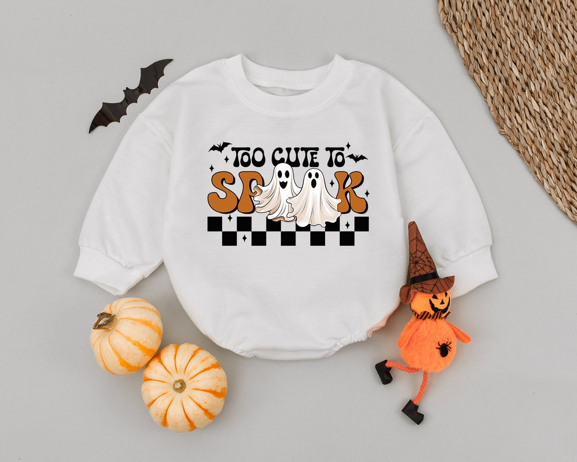 Spooky Cute Halloween Baby Romper - Fall Toddler Costume Gift