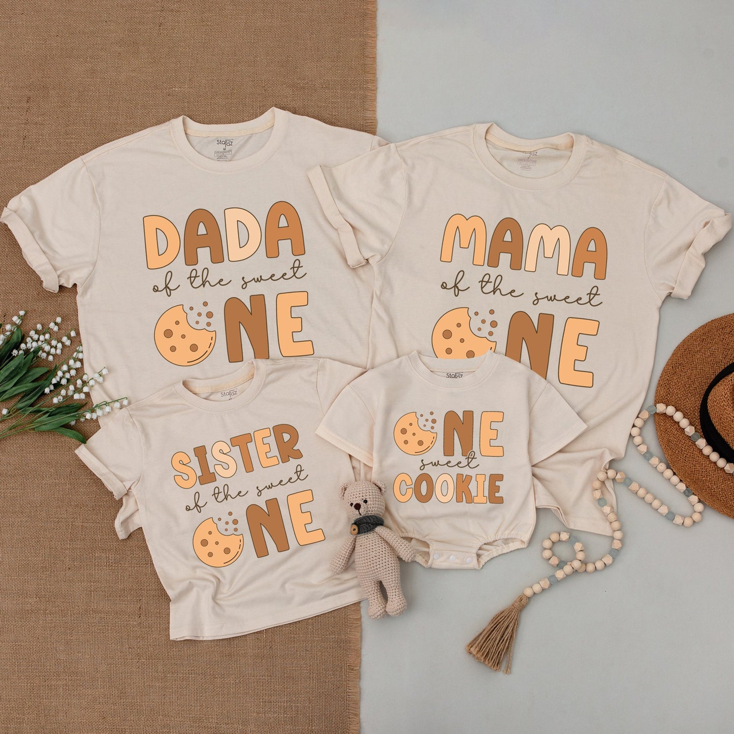 Cookies & Milk 1st Birthday Outfit, Family Matching Shirts, Baby Suit