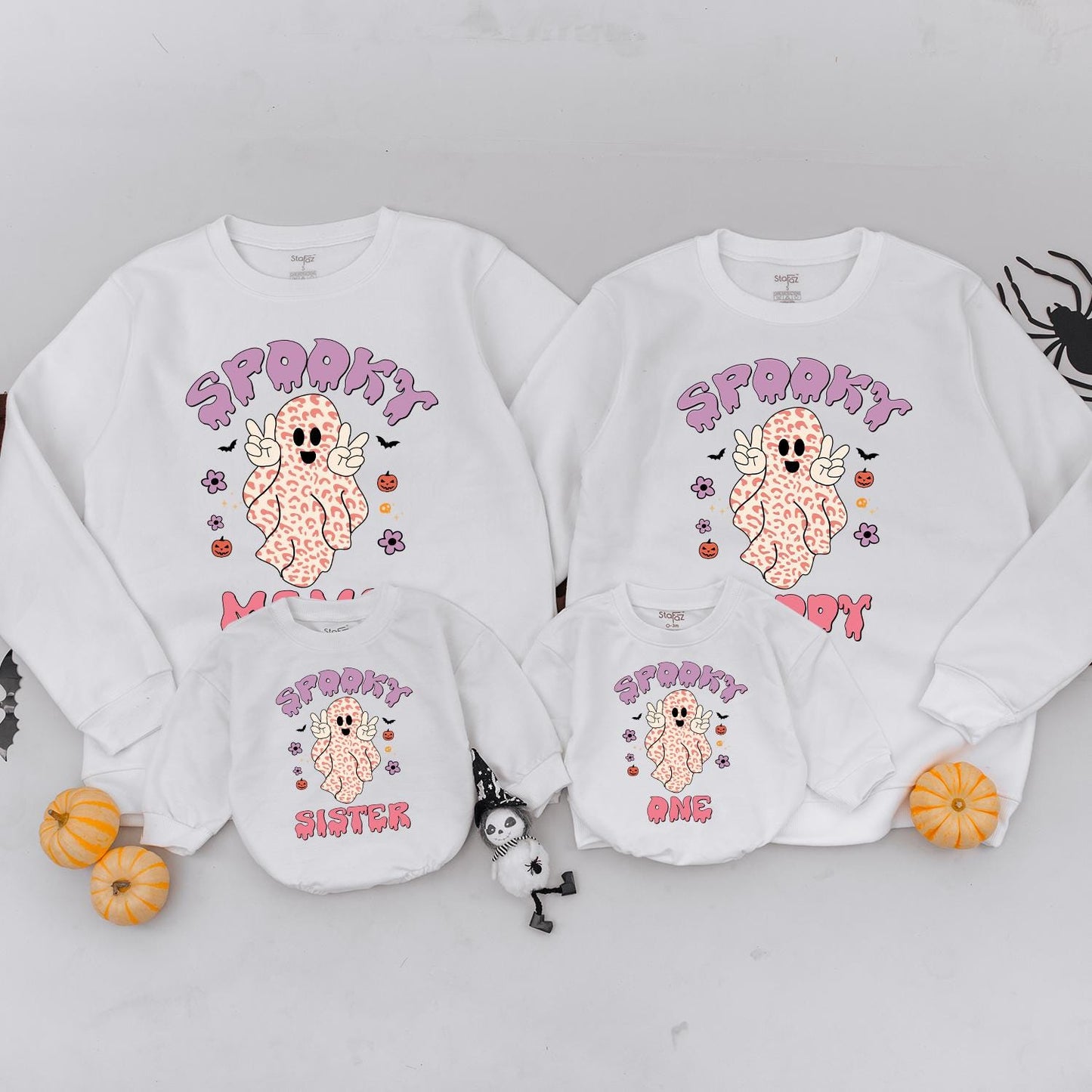 Spooky Family Birthday Outfits: Halloween Matching Sweaters & Shirts