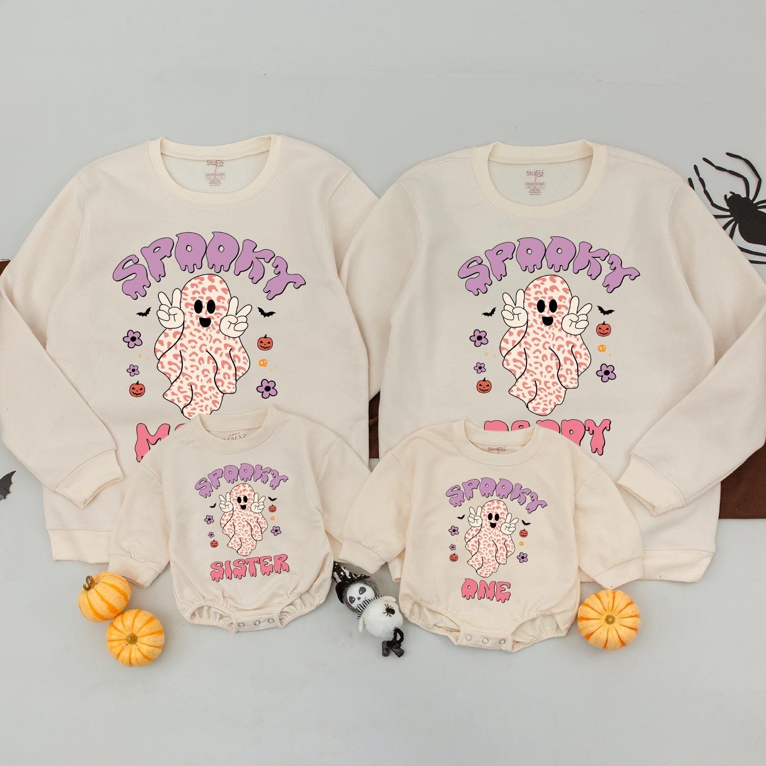 Spooky Family Birthday Outfits: Halloween Matching Sweaters & Shirts