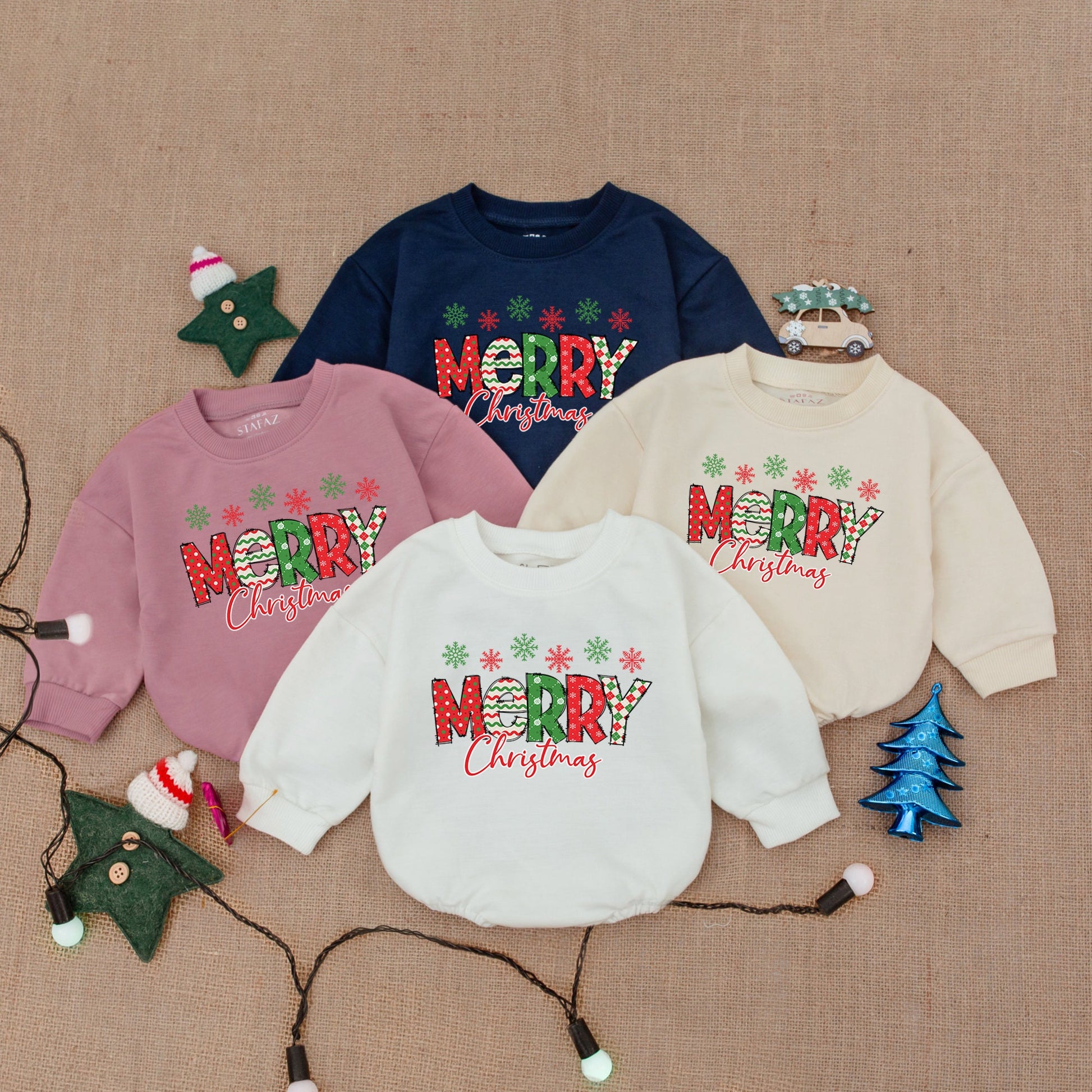Festive Santa Romper, Cozy Baby Outfit, Christmas Bodysuit Gift