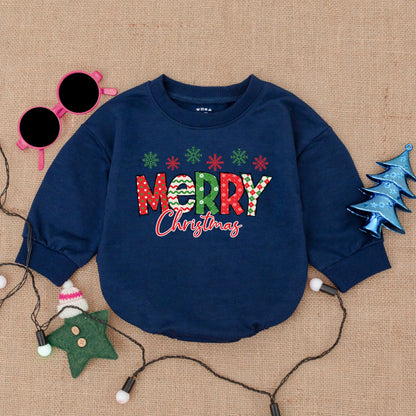 Festive Santa Romper, Cozy Baby Outfit, Christmas Bodysuit Gift