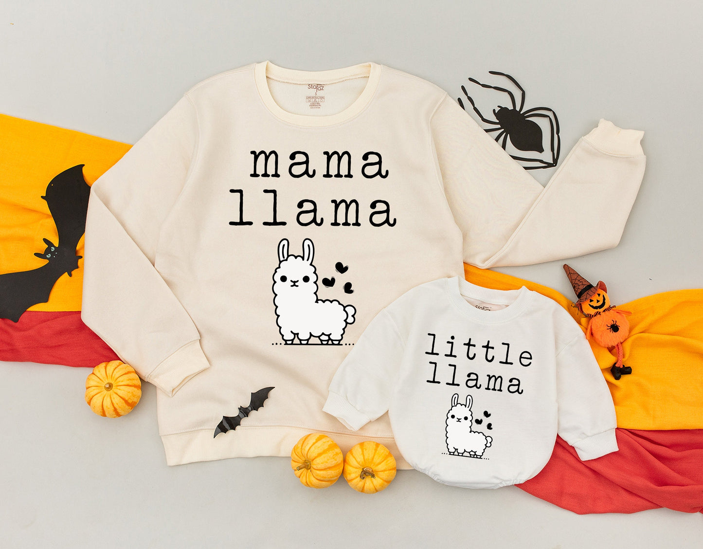 Matching Llama Sweatshirts for Family - Baby Shower Gifts & Outfits