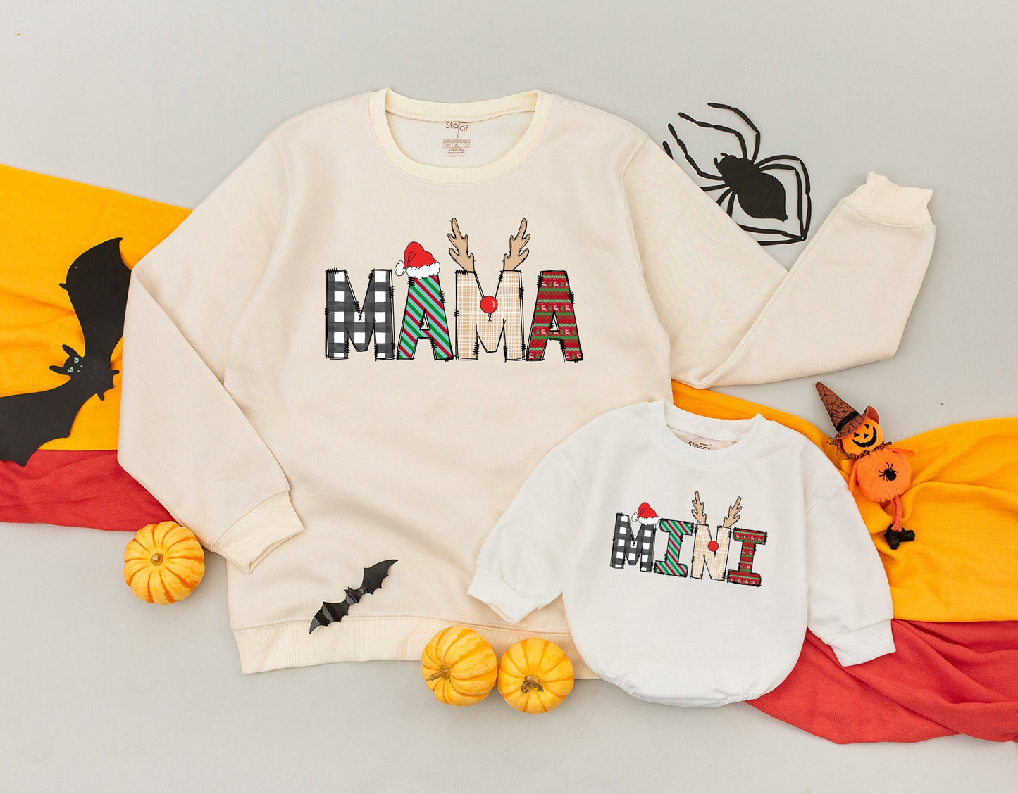 Mama & Mini Sweatshirt, Dada & Baby Matching Shirt, Xmas Family Outfit