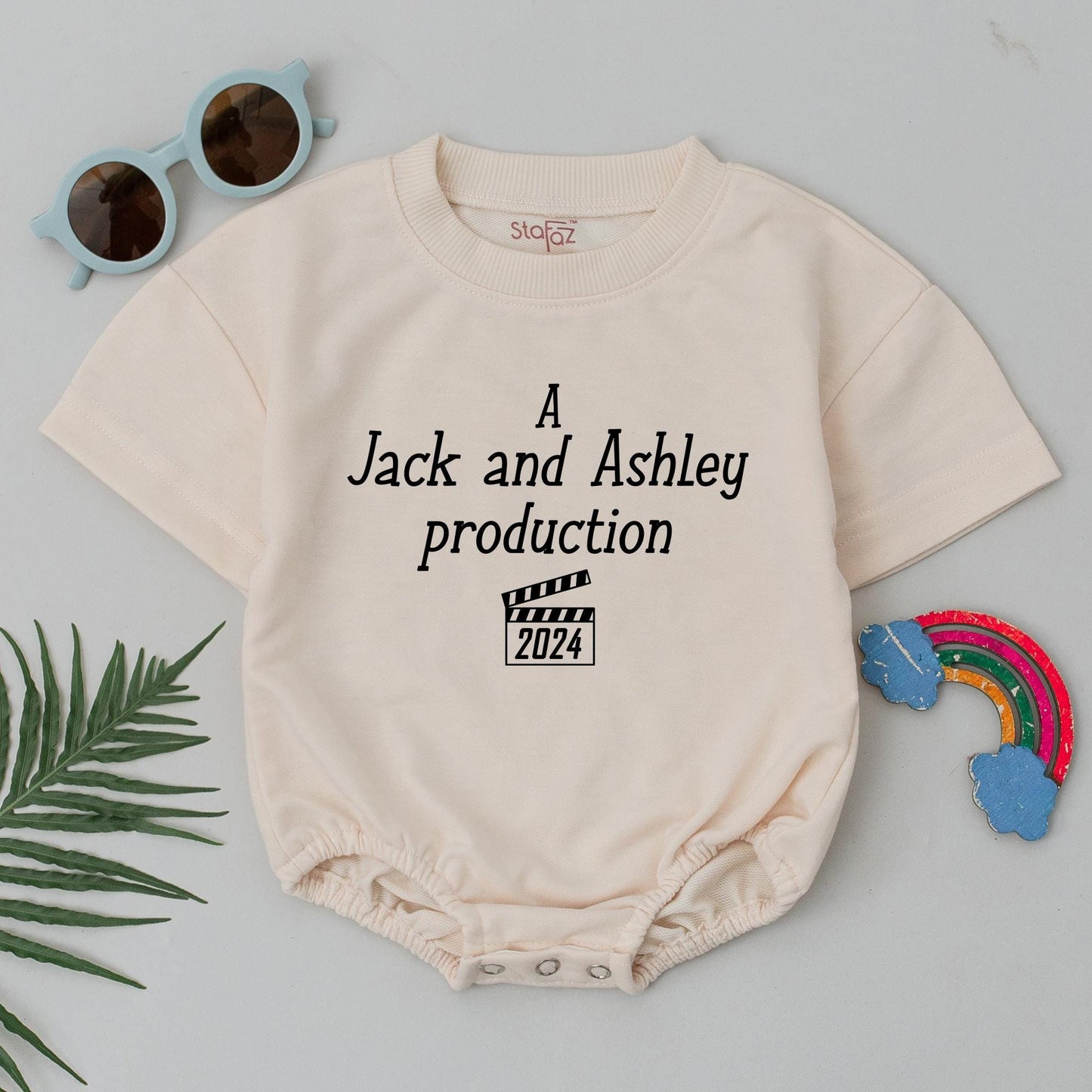 Custom Baby Romper - Personalized Bodysuit, Ideal Newborn Gift