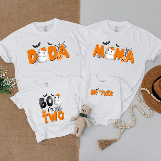 Spooky Ghost 2nd Birthday Shirt | Family Halloween Outfit