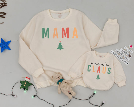 Matching Vintage Christmas Shirts: Mama, Mini & Family Style