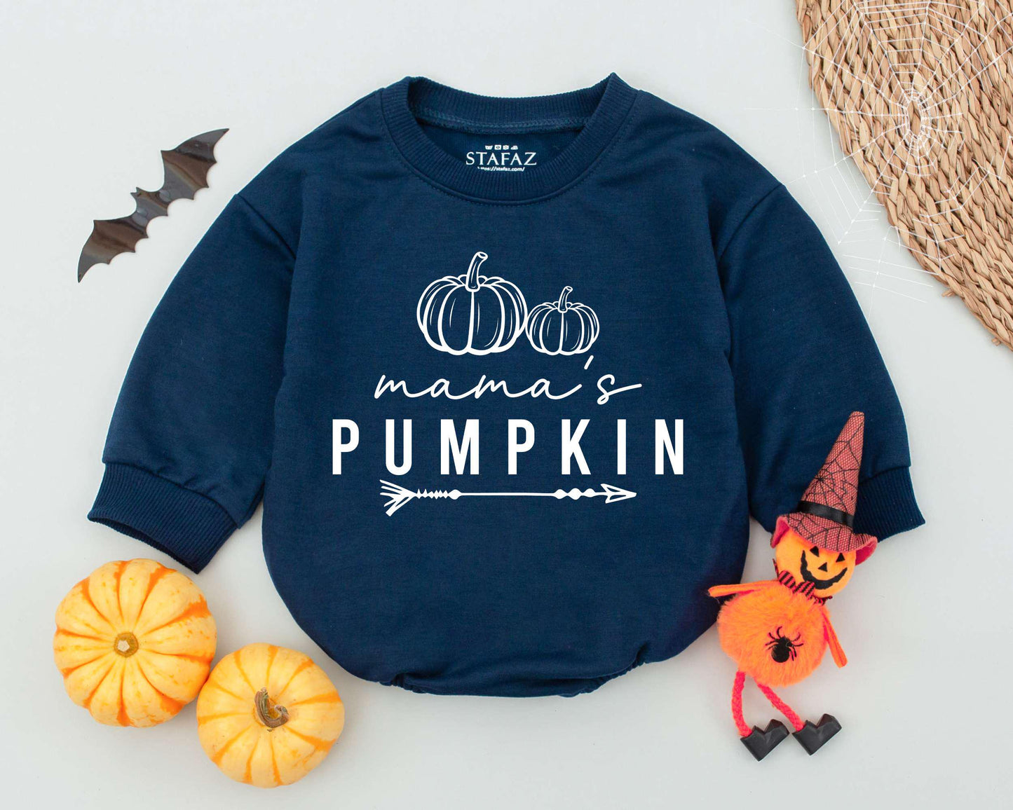 Little Pumpkin Halloween Romper Outfit: Funny Newborn Bodysuit Gift