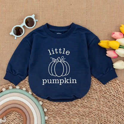 Pumpkin Baby Romper, First Thanksgiving Outfit, Fall Baby Clothes