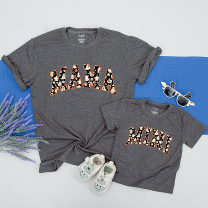 Matching Halloween Shirts for Family: Spooky Mama and Mini Tees