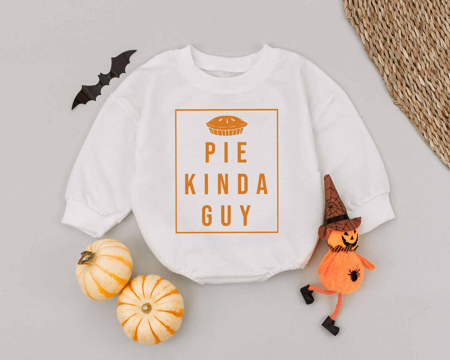 Pumpkin Pie Baby Romper: Cute Halloween Outfit & Fall Gift