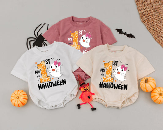 1st Halloween Baby Onesie, Custom Baby Halloween Outfit, Halloween Gender Neutral Baby Clothes, 1st Halloween Costume Idea - Newborn Halloween Onesie