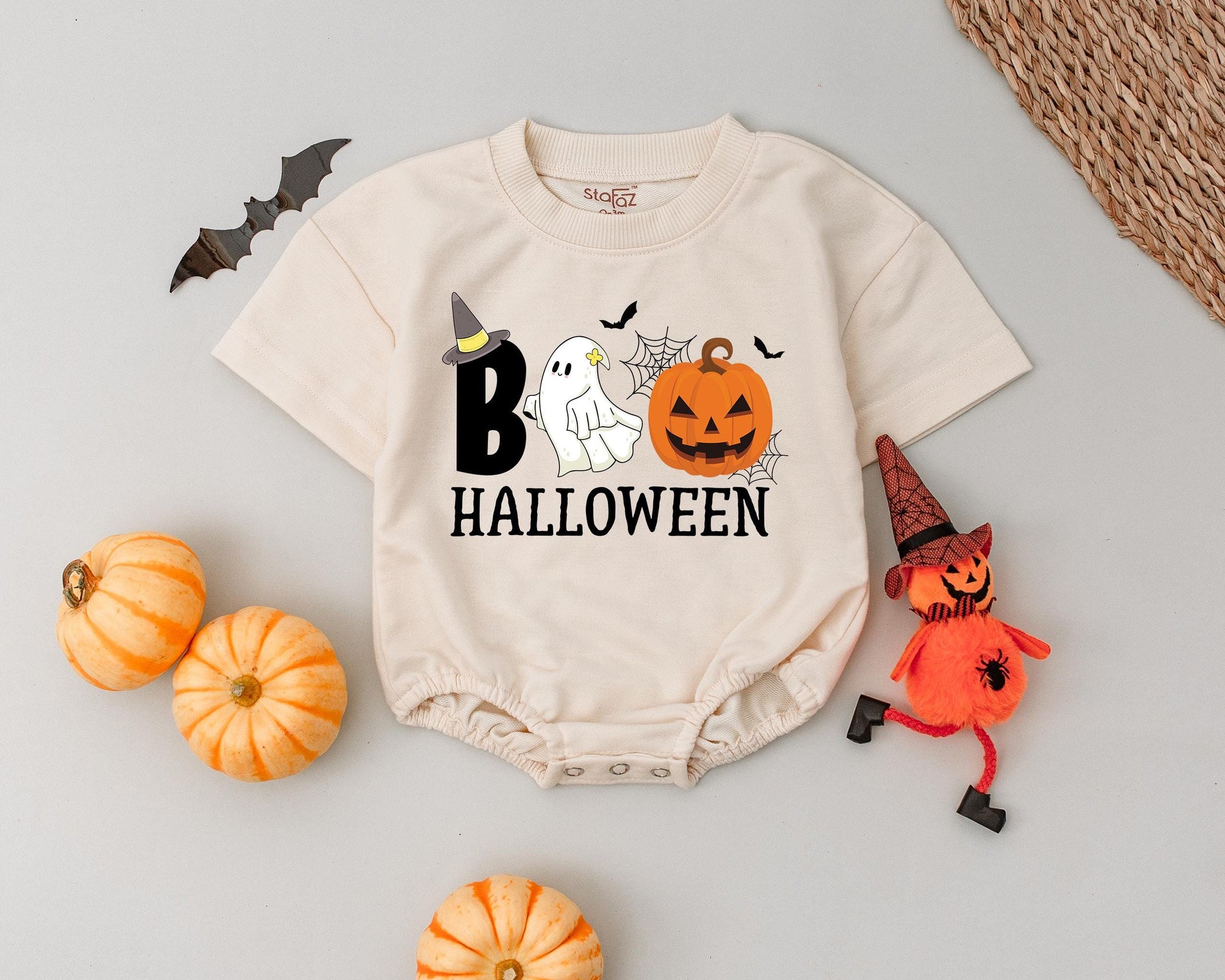 My First Halloween Bodysuit: Cute Boo Costume for Newborns