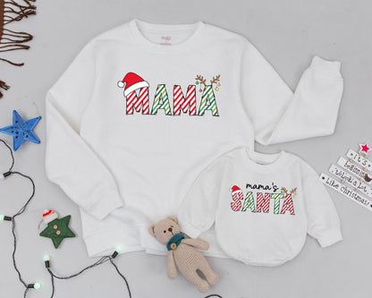 Mama & Mini Vintage Sweatshirts – Matching Christmas Family Outfits