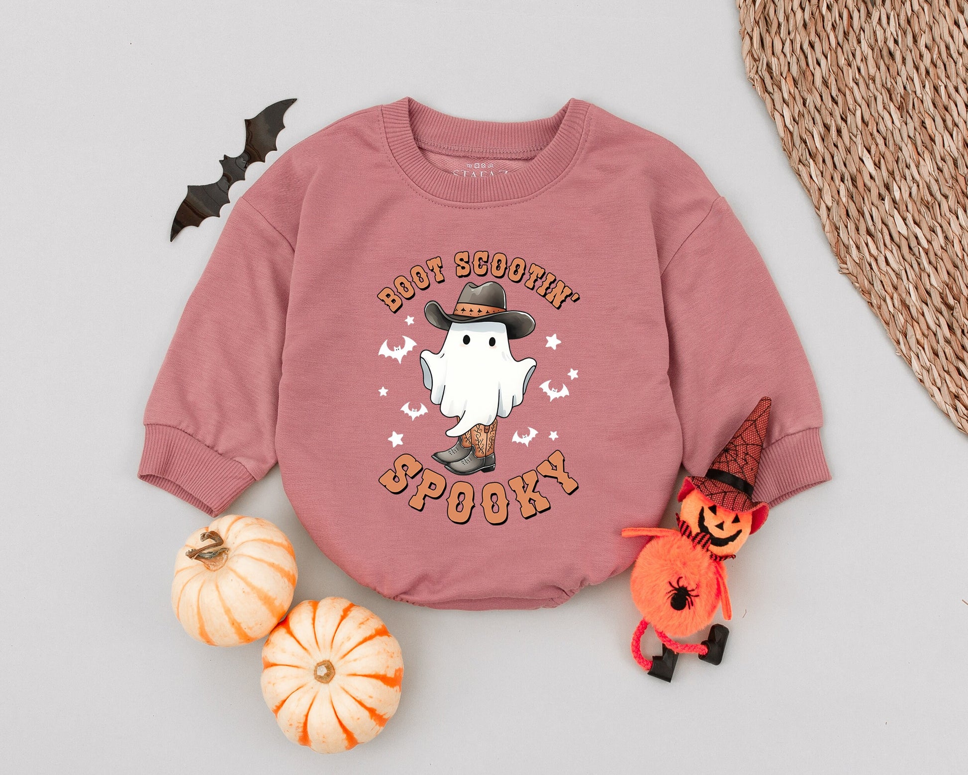 Spooky Western Baby Romper: Cowboy Halloween Outfit & Costume