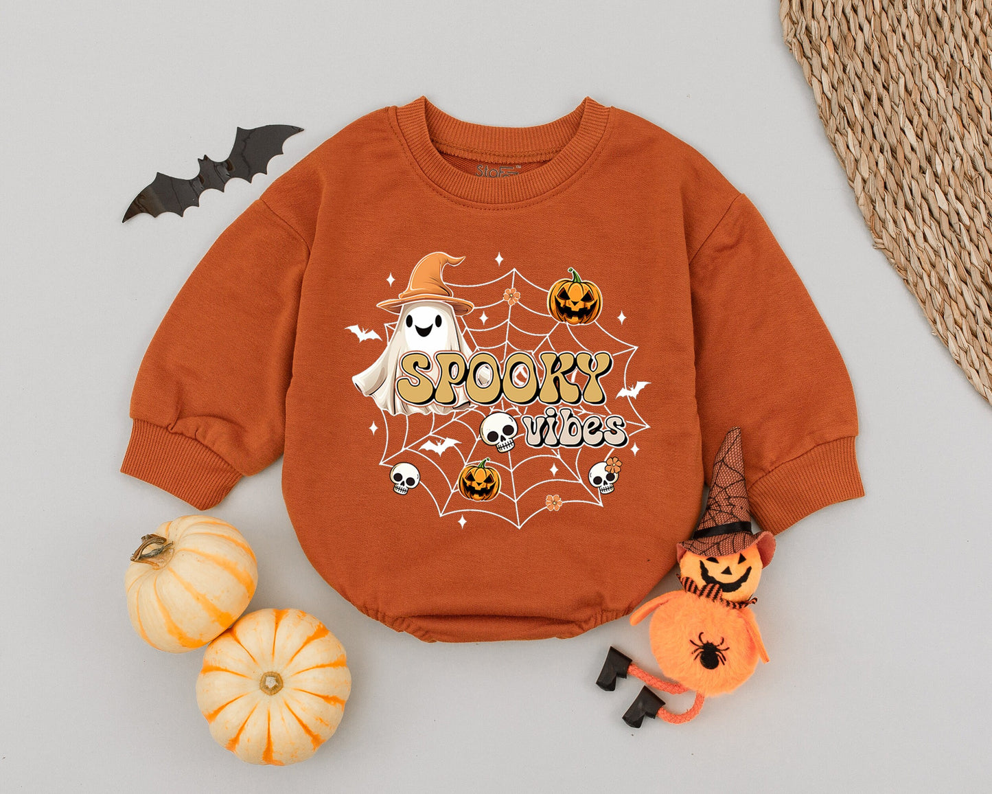 Cute Ghost Halloween Baby Romper - Perfect for Spooky Season