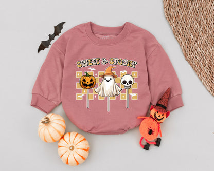 Spooky & Sweet Halloween Baby Outfit - Ghost Pumpkin Skull Romper