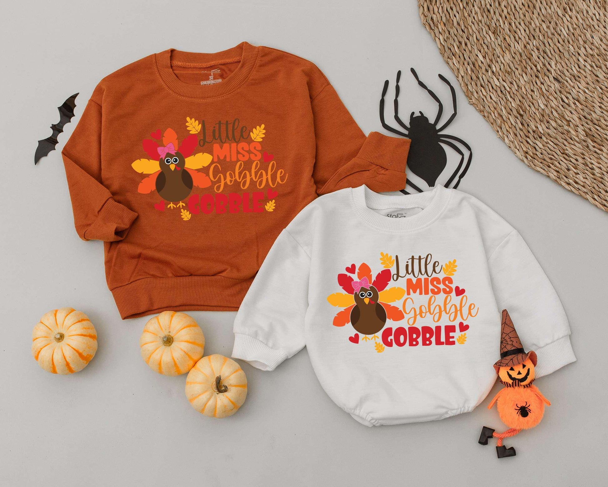 First Thanksgiving Romper, Funny Turkey Outfit for Baby, Toddler Gift