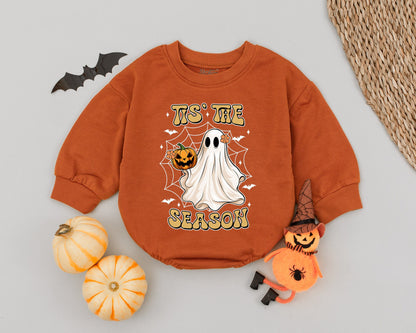 Ghostly Giggles Baby Romper: Cute Halloween Outfit for Newborns