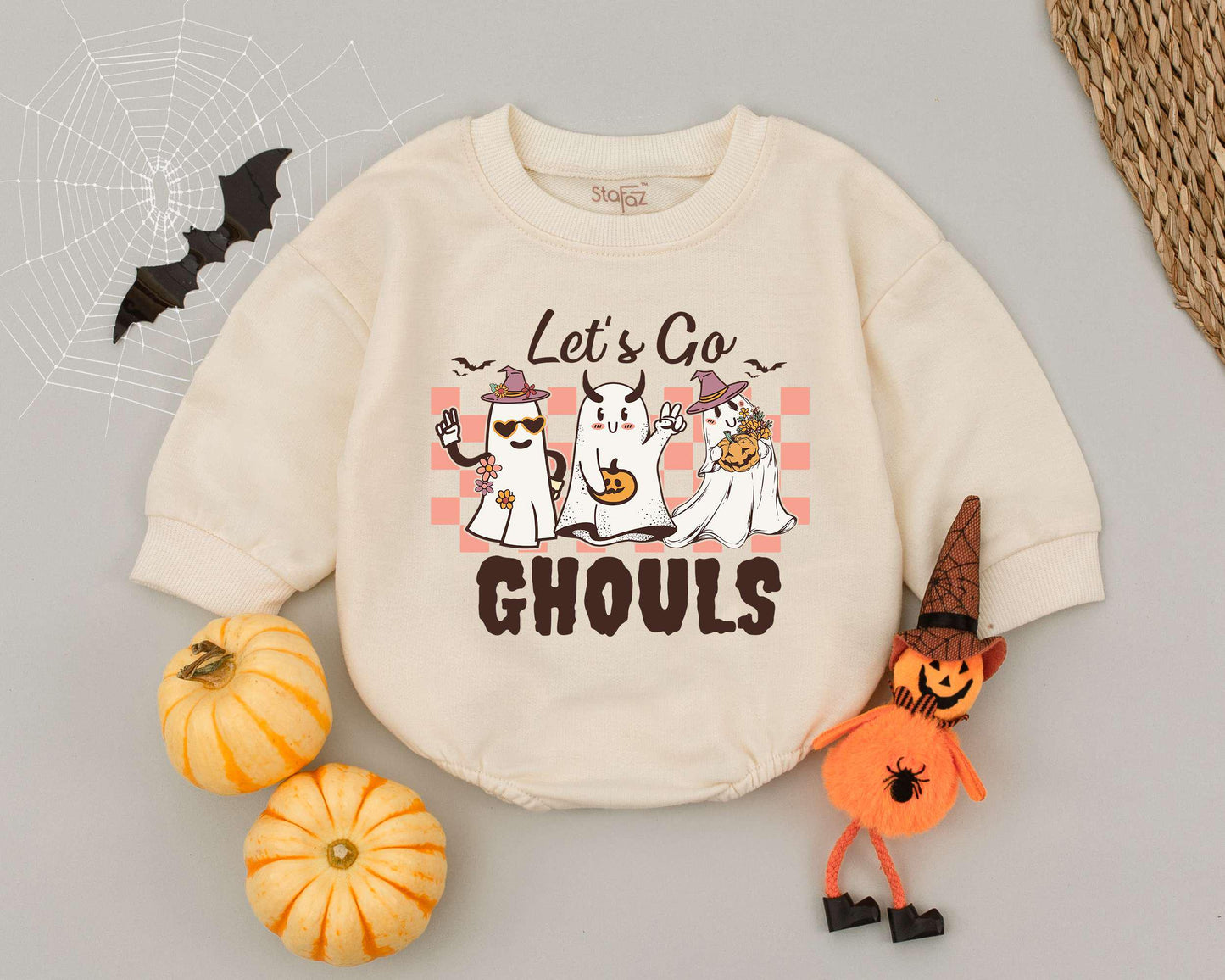 Western Ghost Romper: Baby Halloween Outfit & Newborn Gift