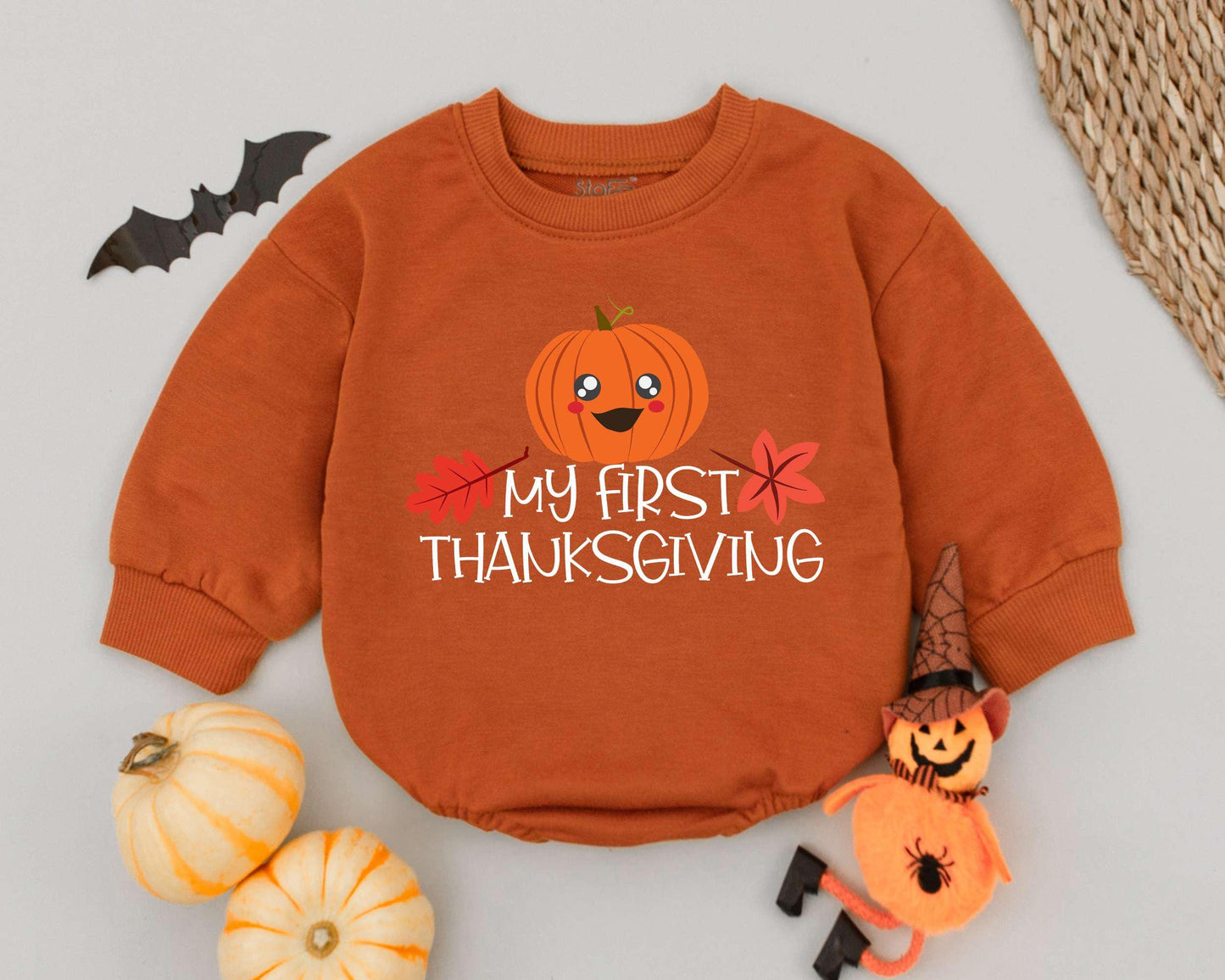 First Thanksgiving Outfit: Funny Fall Baby & Toddler Romper Gift