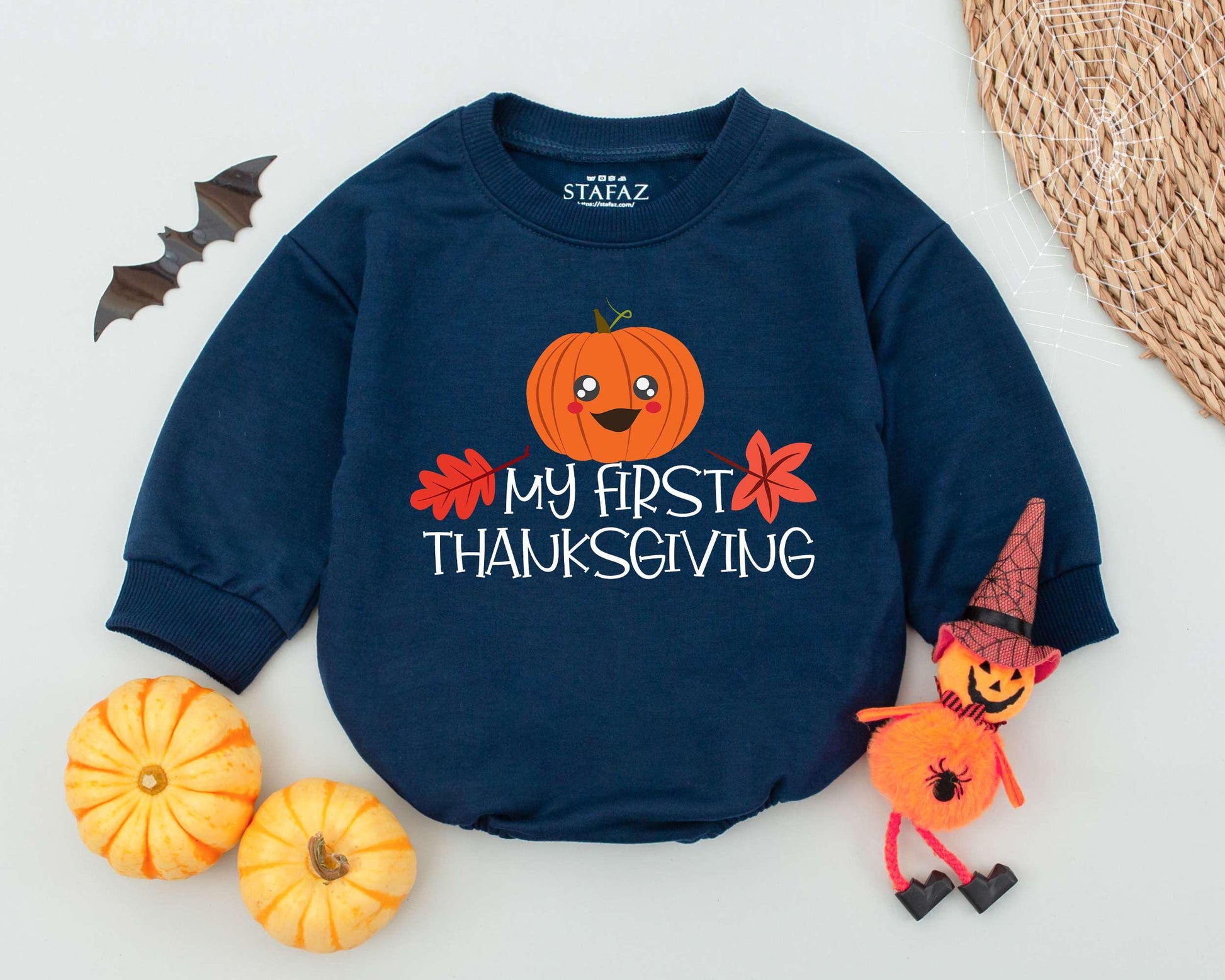 First Thanksgiving Outfit: Funny Fall Baby & Toddler Romper Gift