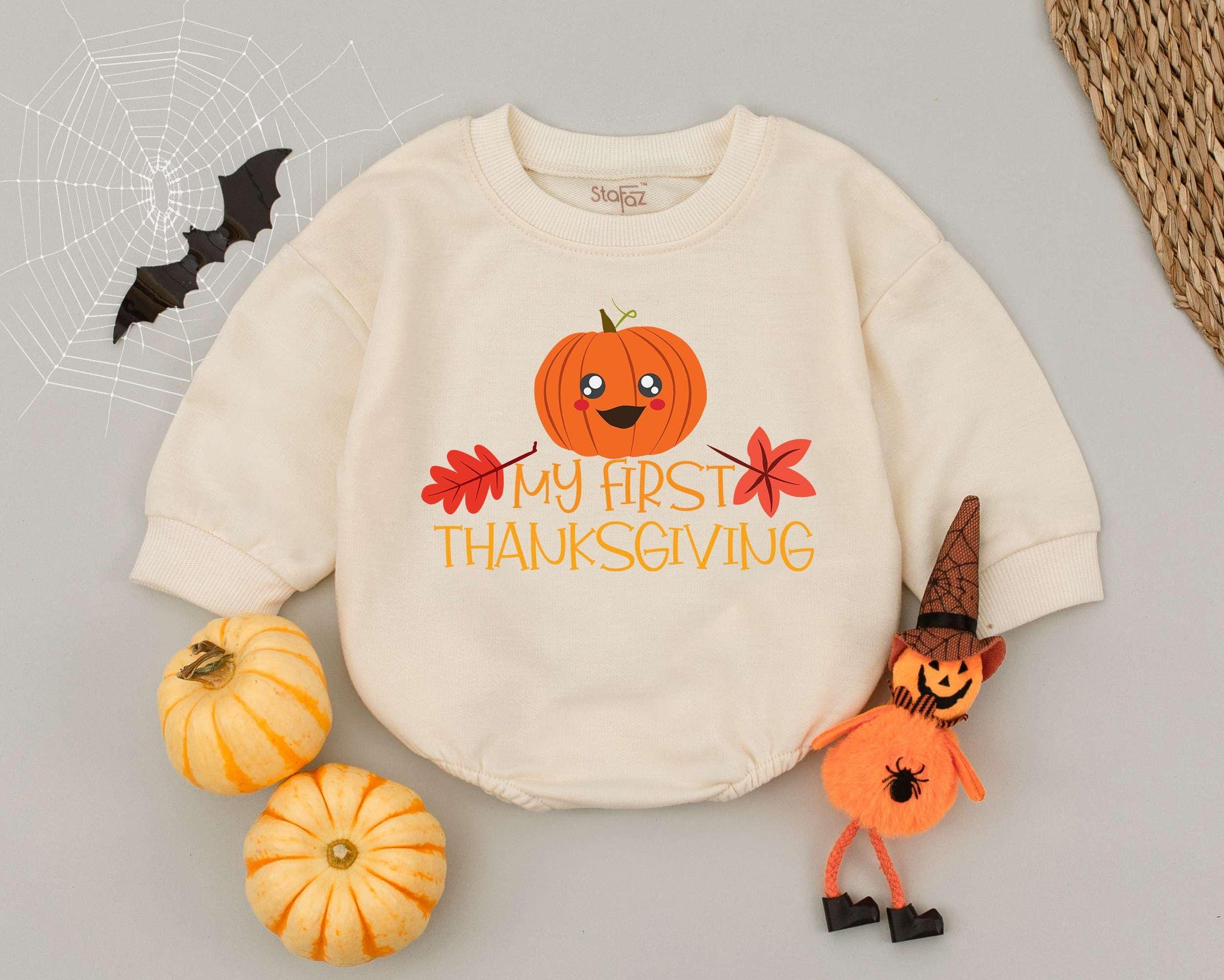 First Thanksgiving Outfit: Funny Fall Baby & Toddler Romper Gift