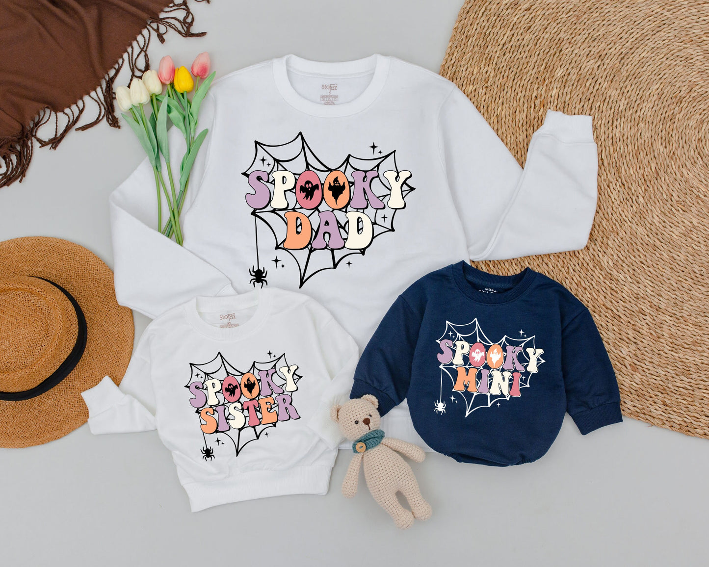 Matching Halloween Family Sweaters: Retro, Funny, Personalized Outfits