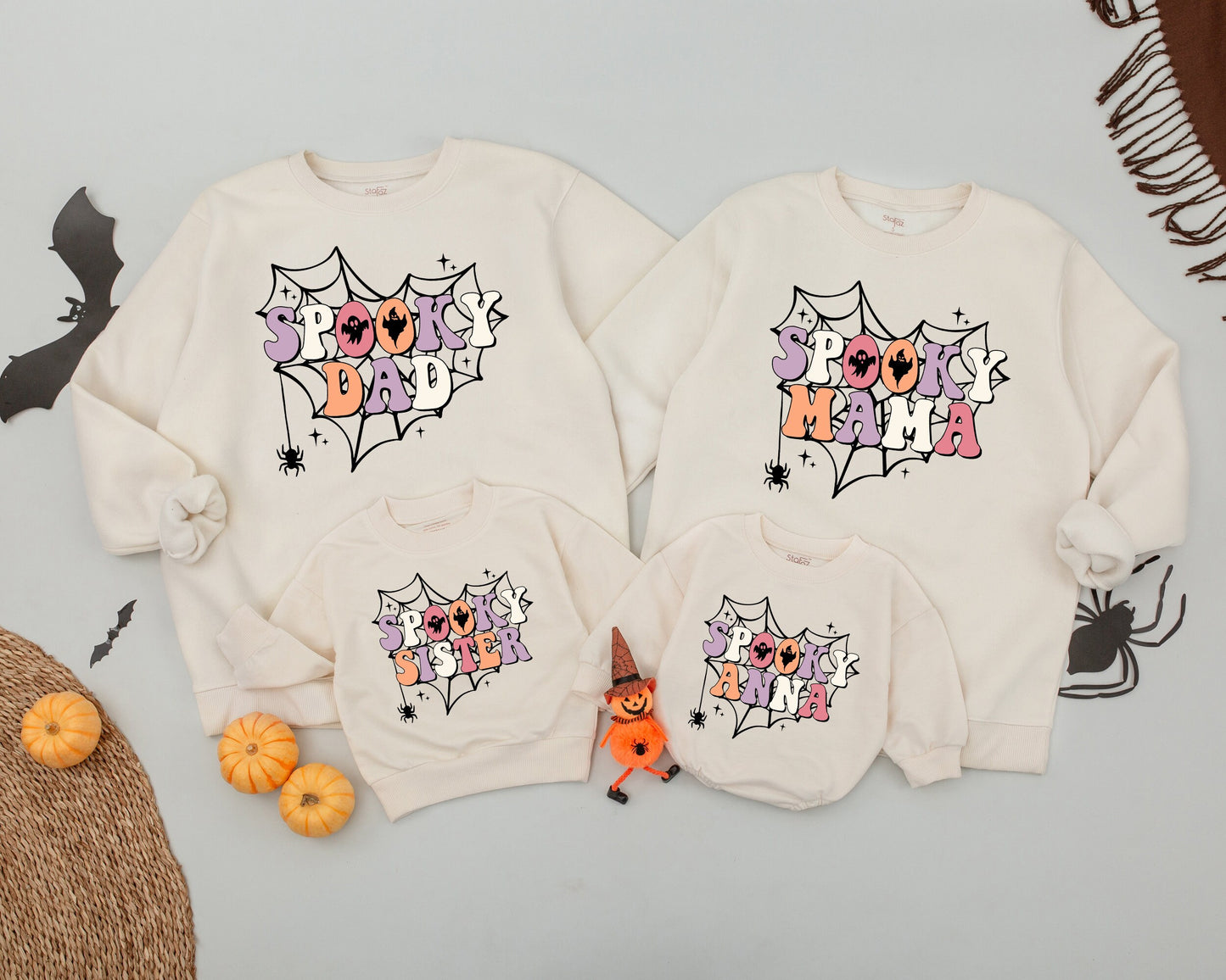 Matching Halloween Family Sweaters: Retro, Funny, Personalized Outfits