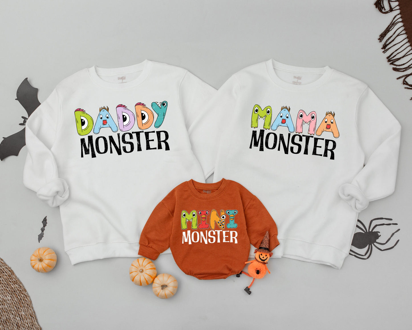 Family Halloween Sweatshirts, Funny Retro, Matching Fall Outfits