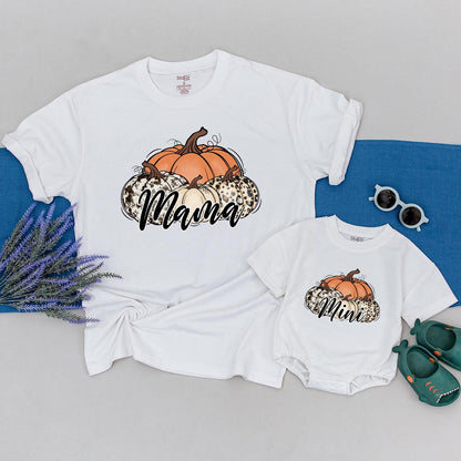 Matching Thankful Pumpkin Shirts: Family Fall & Thanksgiving Outfits