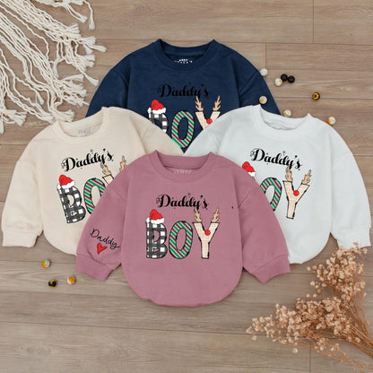 Daddy & Me Holiday Romper Set, Cute Baby Bodysuit & Family Tee