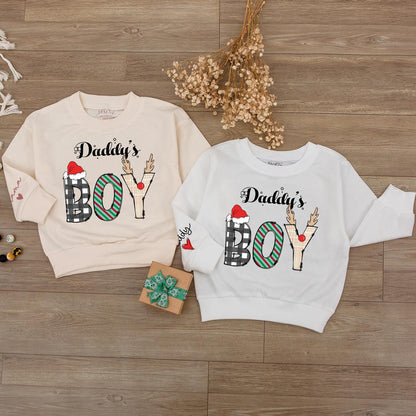 Daddy & Me Holiday Romper Set, Cute Baby Bodysuit & Family Tee