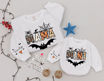 Matching Halloween Sweatshirts: Mama, Mini & Family Outfits