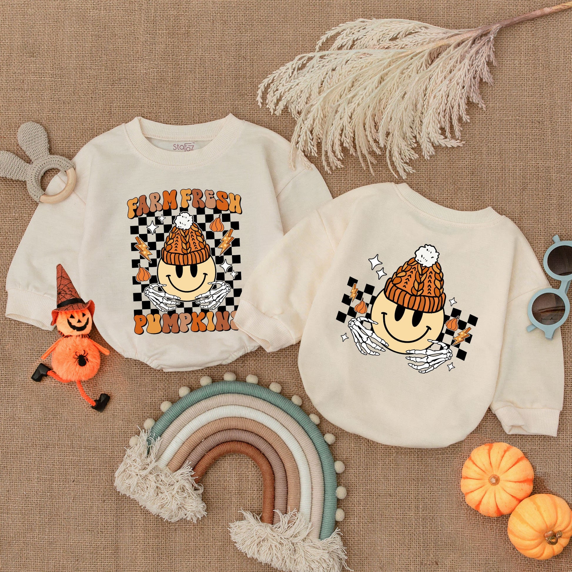 Pumpkin Baby Romper for Thanksgiving: Cute Autumn Bodysuit Gift