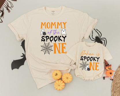 Matching Halloween Birthday Shirts: Spooky 1st Birthday Outfit Set