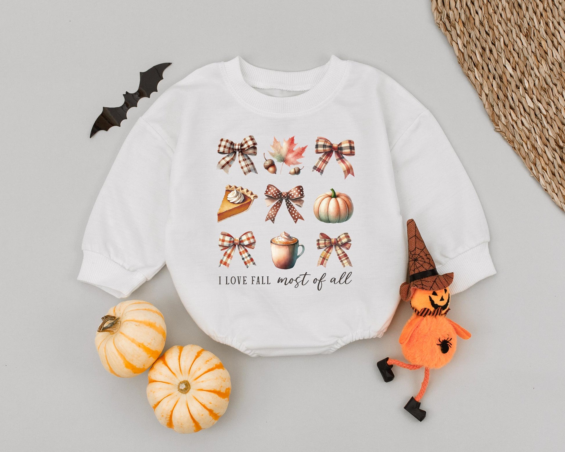 Pumpkin Spice Toddler Romper: Halloween & Thanksgiving Outfit