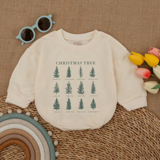 Boho Christmas Baby Romper: First Christmas Outfit & Bodysuit Gift