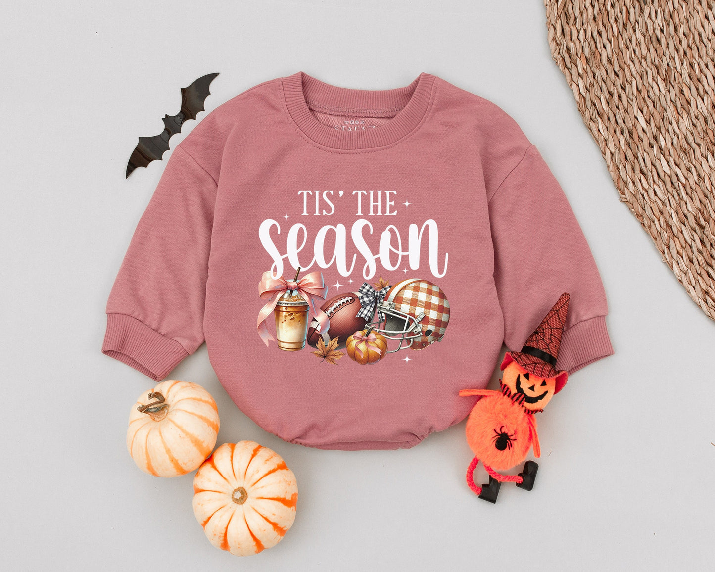 Pumpkin Spice Baby Romper: Cozy Autumn Clothes with Cute Bow