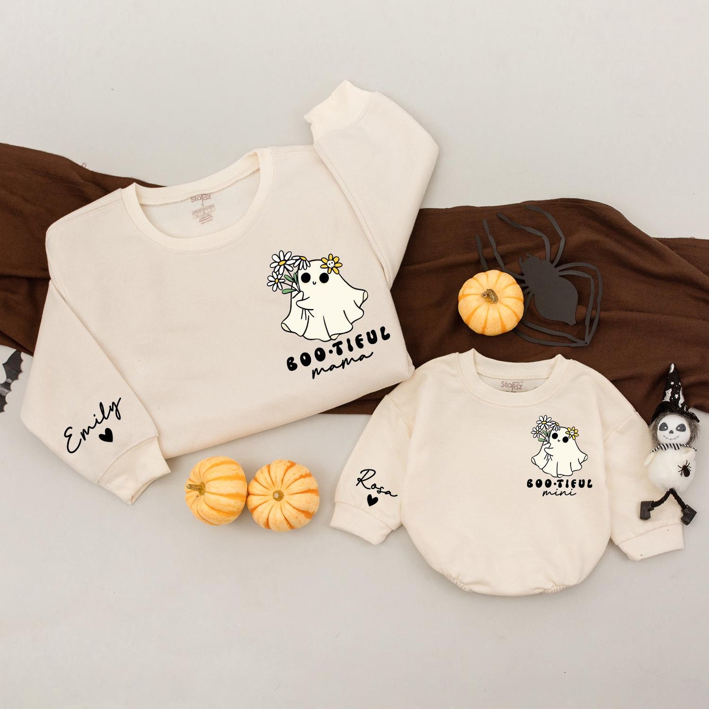 Matching Halloween Sweatshirts for Mom and Me – Spooky Family Style