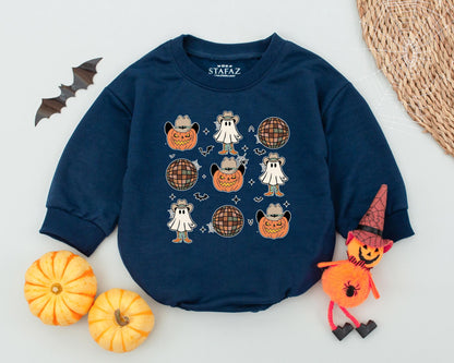 Western Toddler Romper Costume - Fall Baby Clothes & Pumpkin Gift